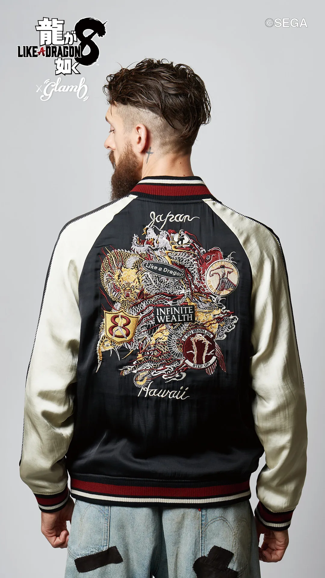 glamb 龍が如くゴロウマジマブルゾン M アクキーセット glamb Online